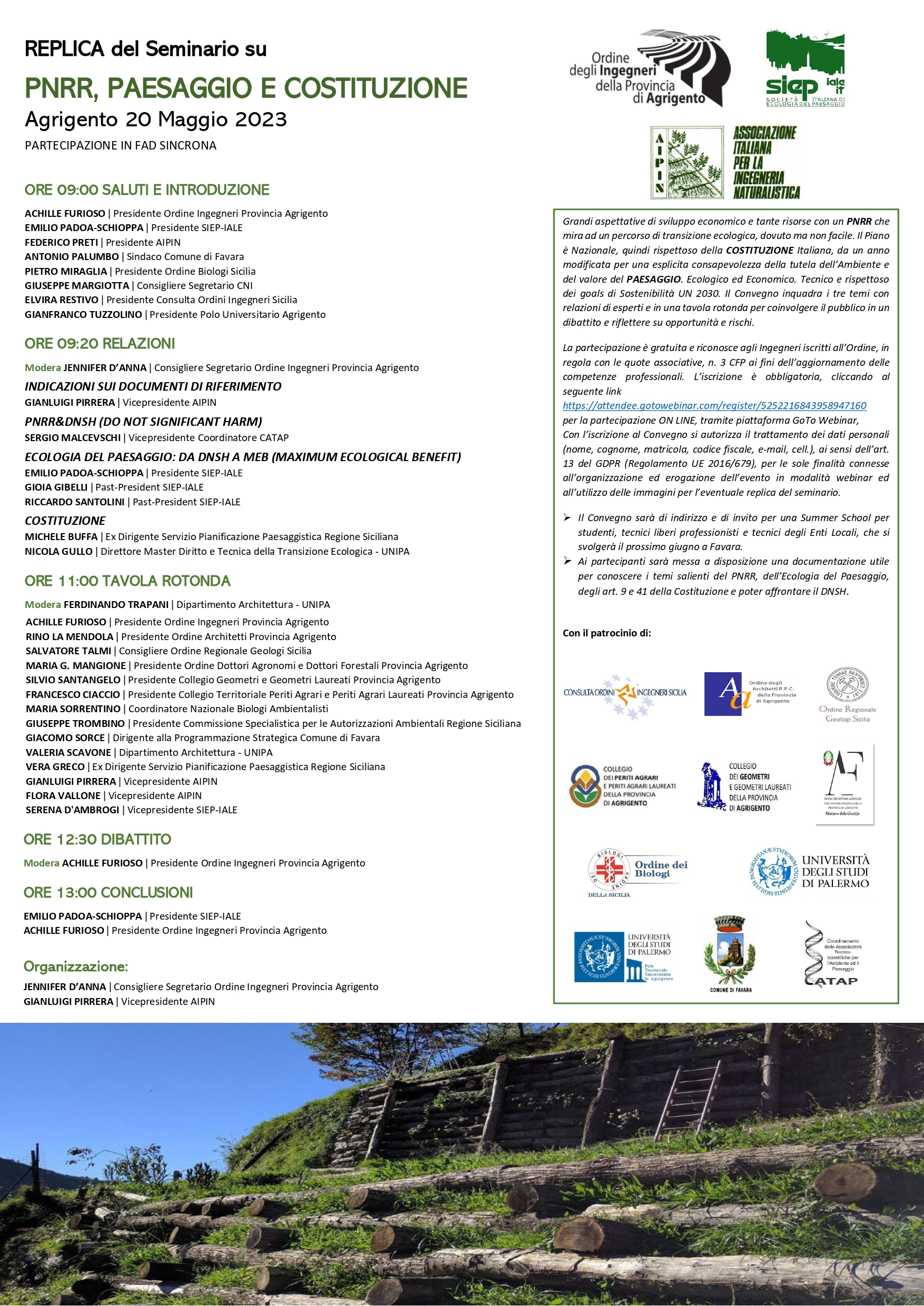 Al momento stai visualizzando REPLICA in FAD SINCRONA del seminario: “PNRR, PAESAGGIO E COSTITUZIONE” – 20 MAGGIO 2023