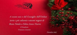 Scopri di più sull'articolo CHIUSURA UFFICI ORDINE PER FESTIVITA’ NATALIZIE DAL 23 AL 31 DICEMBRE 2025